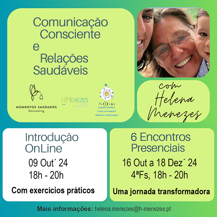 Comunicação Consciente e Relações Saudáveis  – Introdução Online e Encontros Presenciais